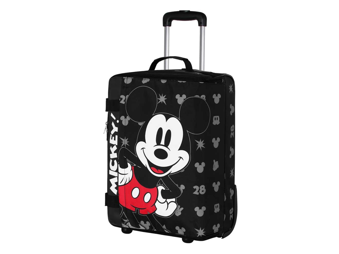 Disney Mickey Mouse Surprise Maleta de Cabina Plegable, Negro