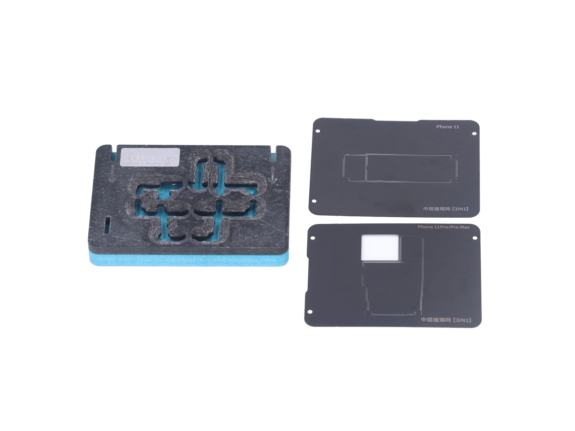 Plataforma De Reballing De Marco Medio Bga Accesorios Eléctricos Para Iphone 11 11 Pro 11 Pro Max
