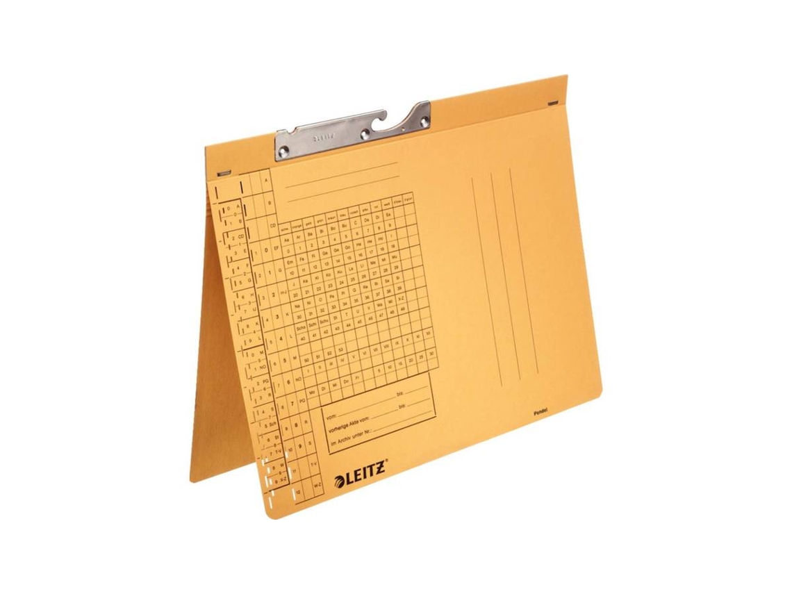Carpeta Leitz Pendulum, A4, Archivo Oficial, Amarilla, 250 g/m² Para el Mercado DLA Ch 50 Piezas Esselte Leitz (2094 00 15)