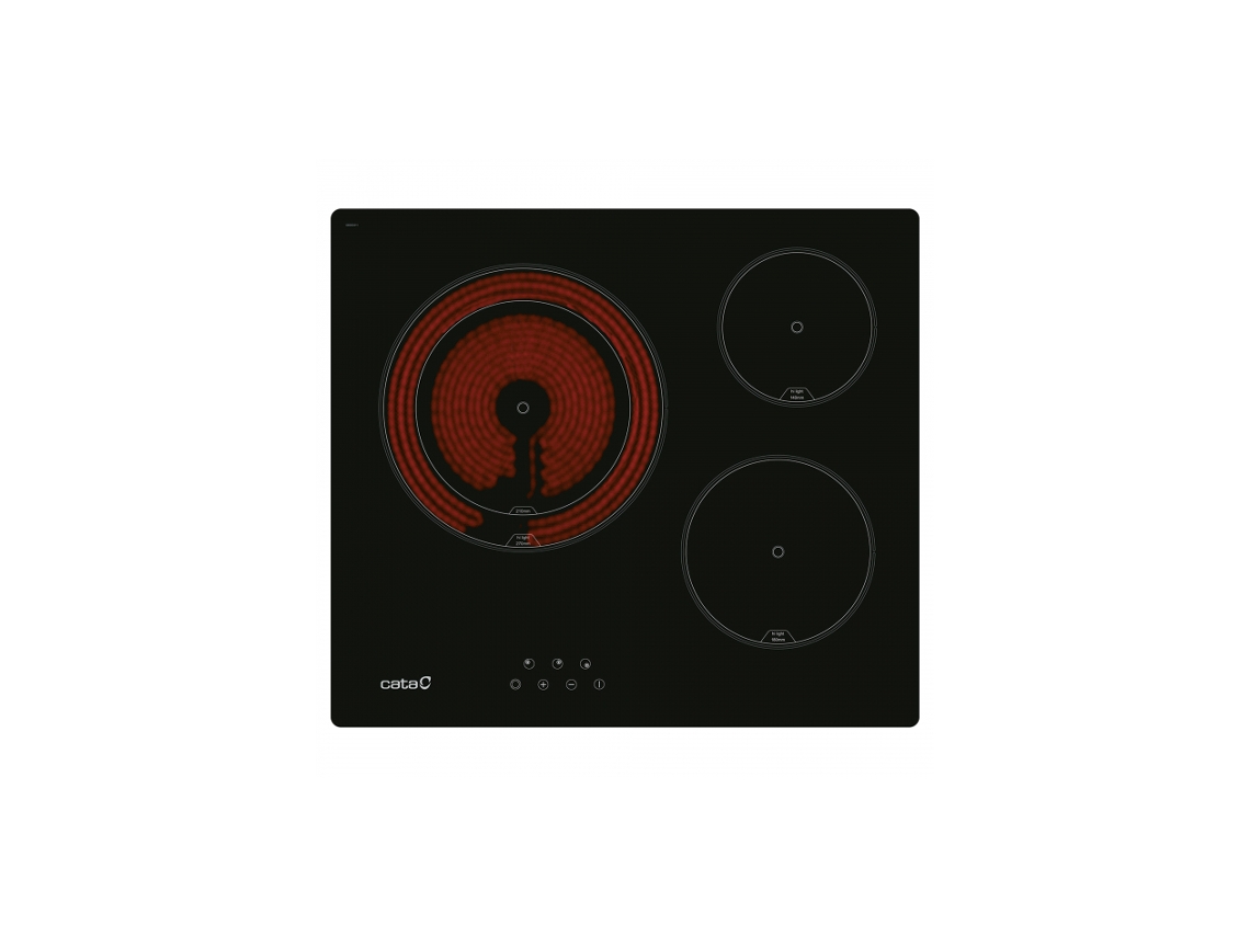 Placa CATA TD 6003 (Eléctrica - 59 cm - Negro)
