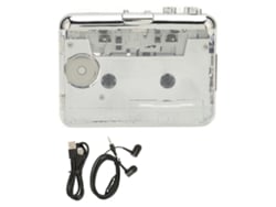 Conversor De Fita Cassete Para Mp3 Com Entrada De Fone De Ouvido 3.5mm Compatível Com Os X E Pc