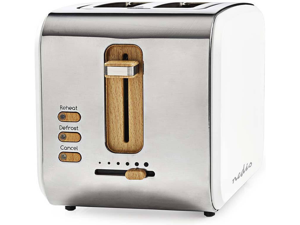 Tostadora NEDIS KABT510EWT (900 W)