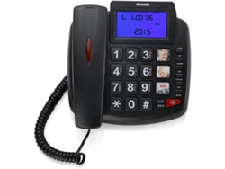 Teléfono Fijo BRONDI Bravo 90 Negro