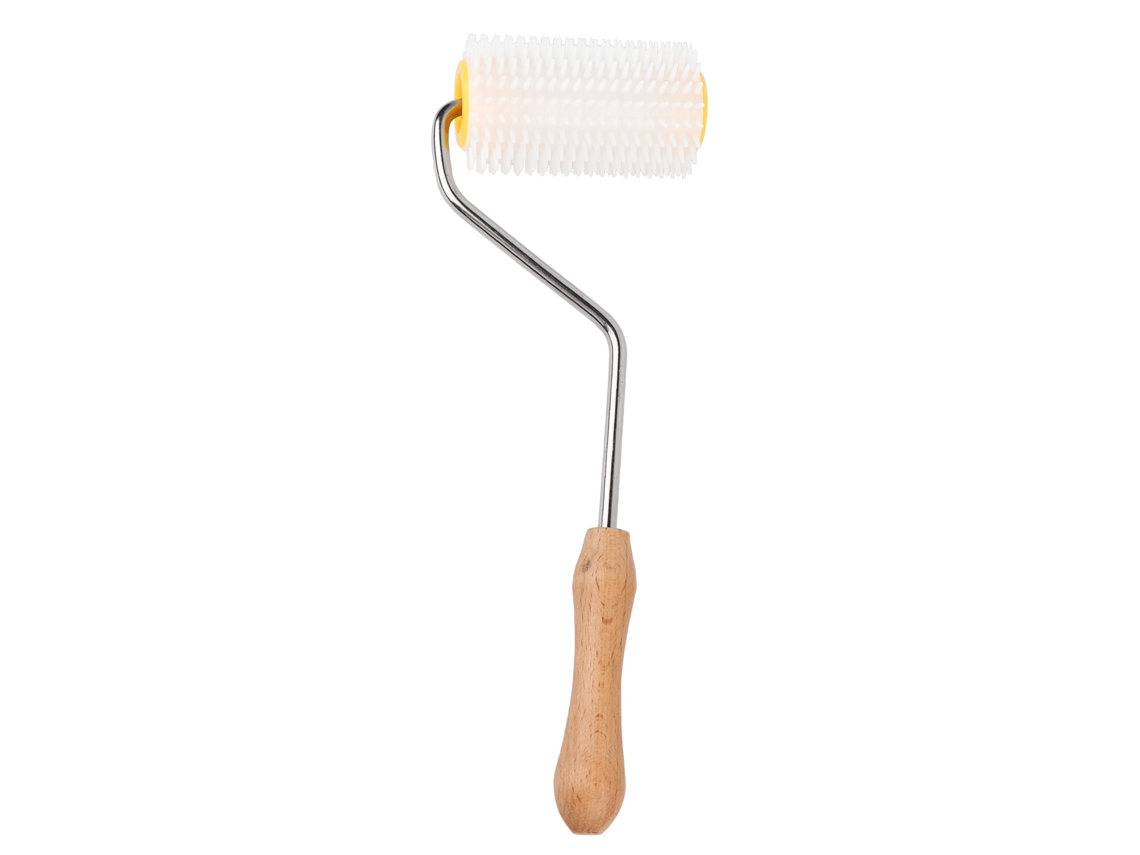 Rodillo Extractor De Miel Con Mango De Madera, Herramienta De Apicultura Para Extraer La Miel De La Colmena.