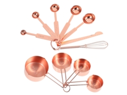 Juego De Cucharas Y Tazas Medidoras De Acero Inoxidable