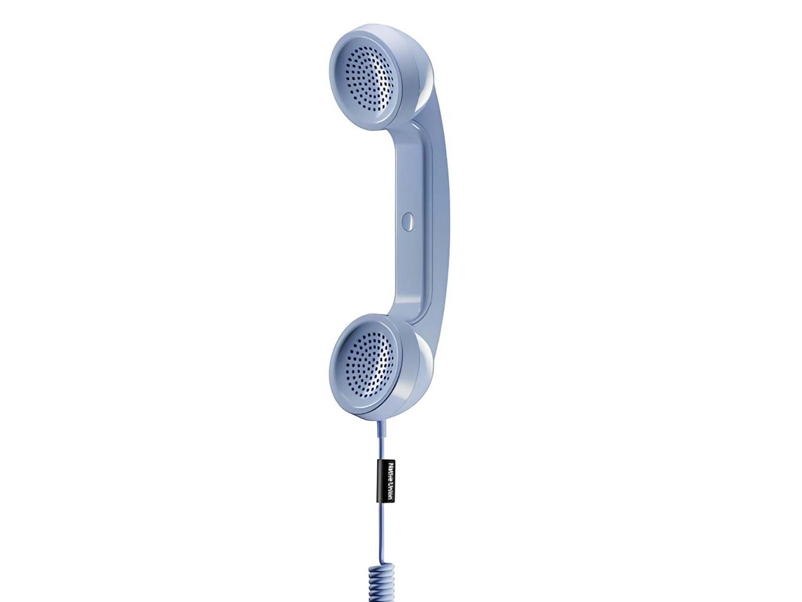Native Union Teléfono Pop Retro Usb-c Con Micrófono Para Llamadas Y Videollamadas Azul Claro