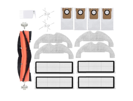 Para xiaomi vacuum-mop escova lateral principal hepa filter mop rag sacos de pó