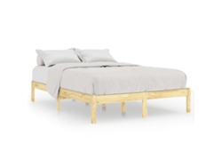 Maison Exclusive - Estructura De Cama Sin Colchón Madera Maciza 140x200 Cm