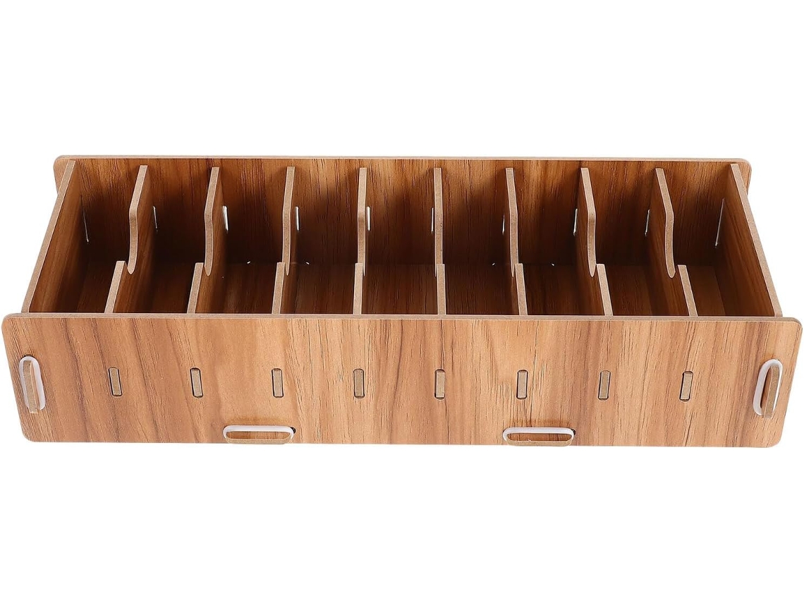Tarjetero De Madera Maciza De Cerezo