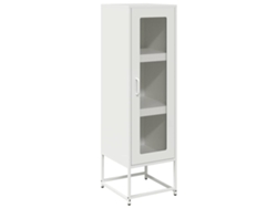 Maison Exclusive - Aparador De Acero Laminado En Frío Blanco 36x39x123 Cm