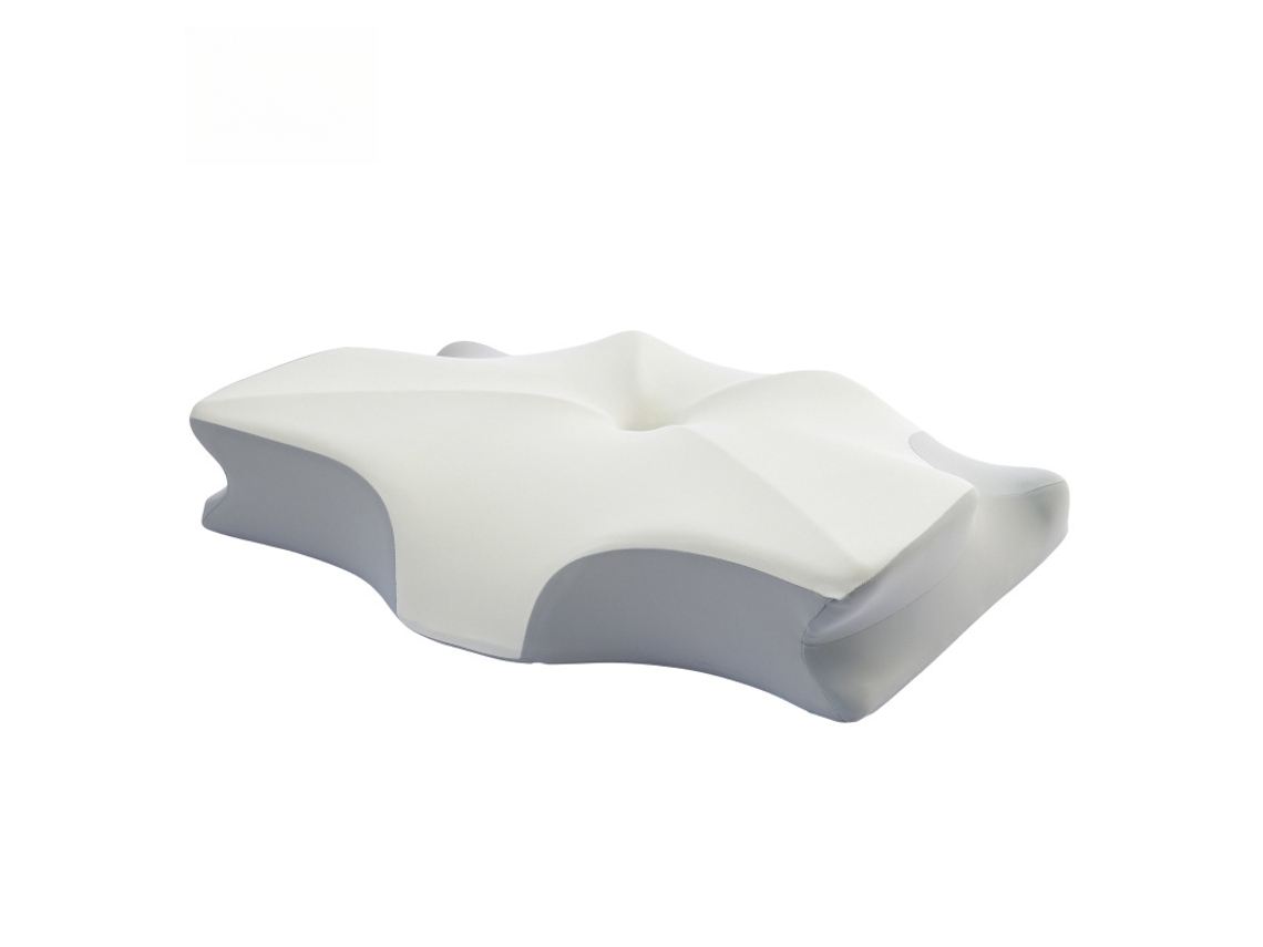 Almohada Para El Cuello Ergonómica De Espuma Viscoelástica De Seda Helada Transpirable Para Dormir En Verano (blanca) Cuich