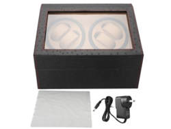 Caja giratoria mecánica para 4 relojes automáticos con estuche expositor.