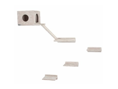 Kerbl Rascador de pared para gatos Mont Blanc madera beige