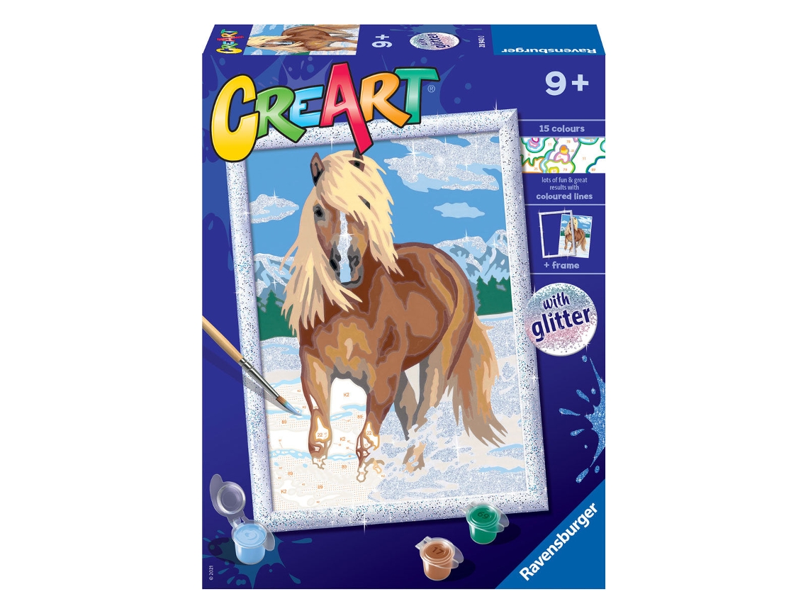 Ravensburger Pintar por números Caballo