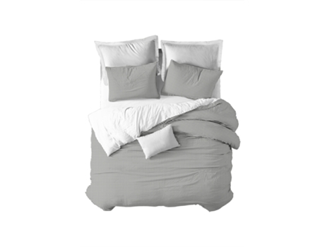 Funda Nórdica Vichy Gris SOKIOS