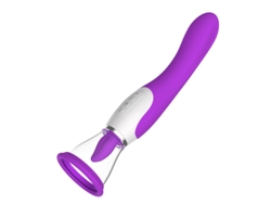 Vibrador De Masaje De Lengua Con Calefaccin Multifrecuencia Para Mujeres (prpura) Yizhood