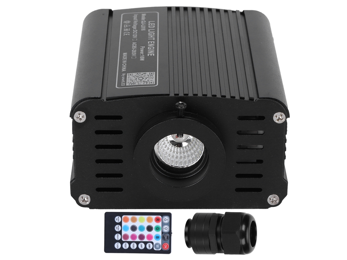 Bj-motor De Luz De Fibra Óptica Rgbw Com Controle Por Voz Para Iluminação De Teto Decorativa