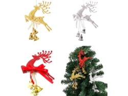 Campana navideña decorativa, juego de 6 piezas RNEMITERY