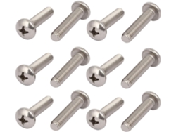 Protectores para destornilladores Phillips de acero inoxidable 304 M8x35mm, 12 unidades CHABERLU