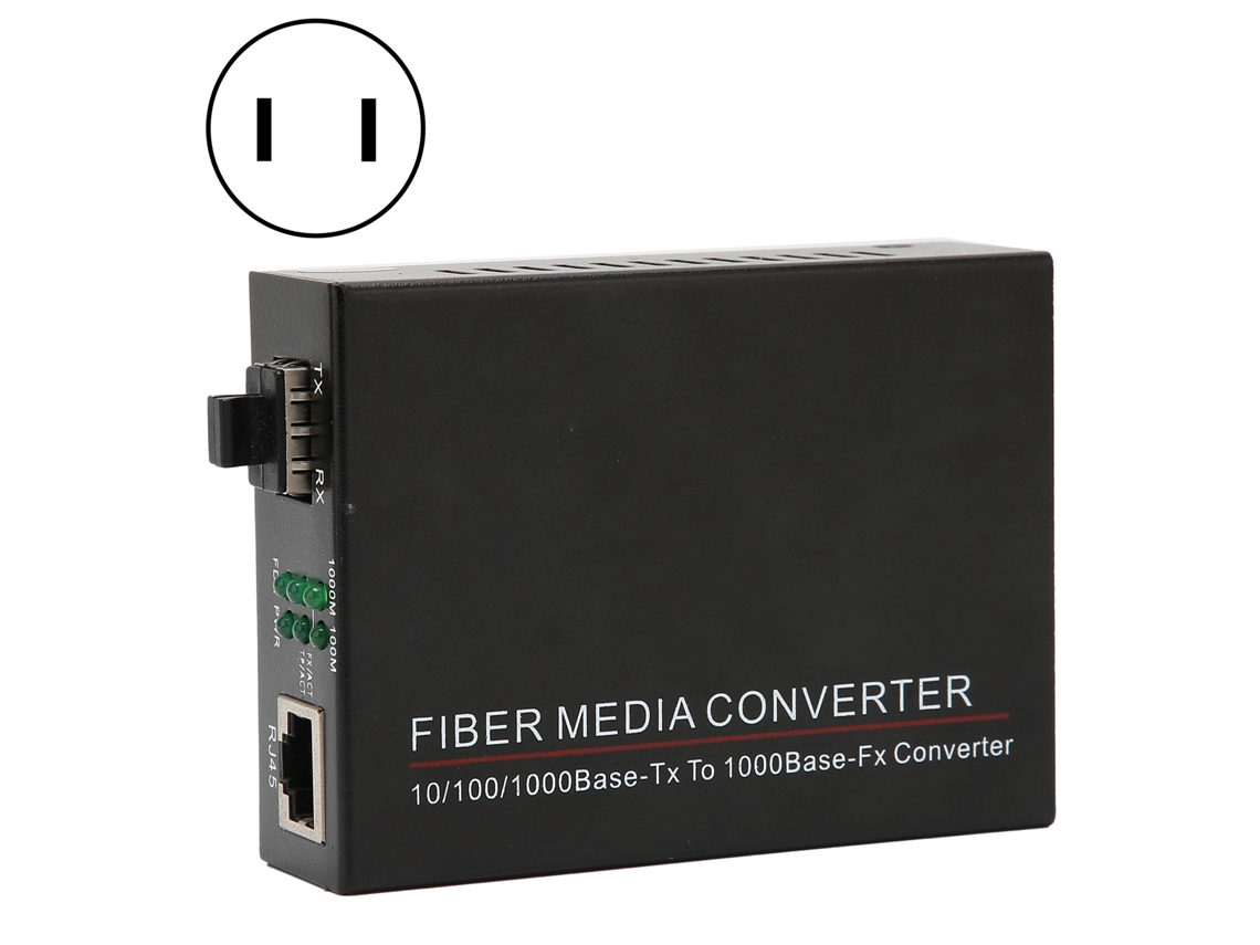 Transceptor de fibra óptica TBCMC3600ESFP, enrutador Gigabit dúplex completo/medio con enchufe