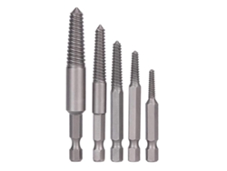 5 Herramientas Extractoras De Tornillos Rotos Brocas De Hexágono Para Remover Tornillos Dañados De Acero Inoxidable