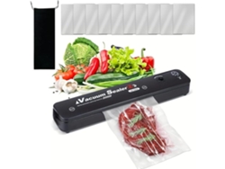 Envasadora De Alimentos Al Vacío Con 10 Bolsas De 17x25 Cm Para Carne, Fruta Y Restos Siurn