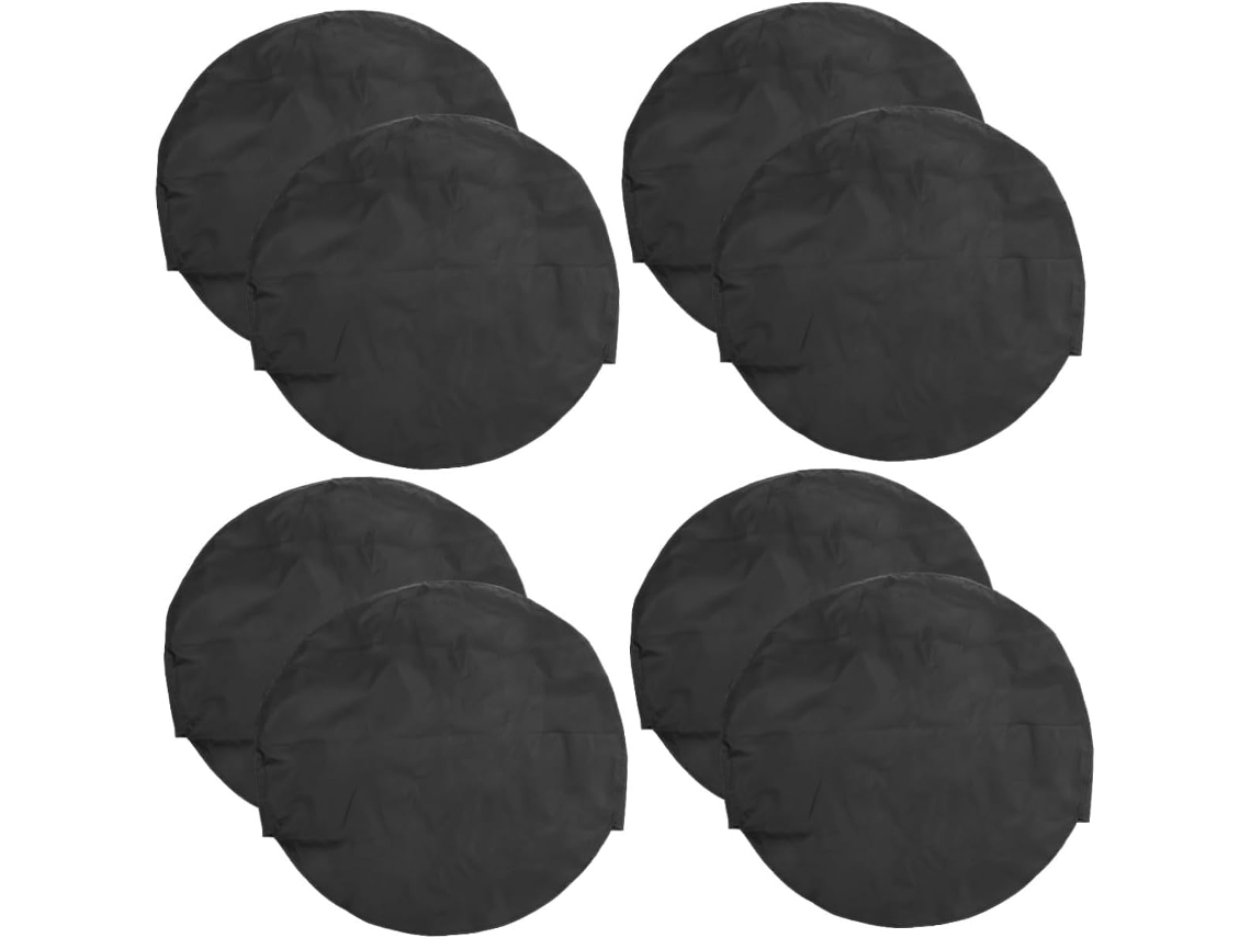 Juego De 4 Fundas Protectoras Para Ruedas De Autocaravanas, Impermeables, Resistentes A La Suciedad, Para Remolques Y Camping (2 Piezas)