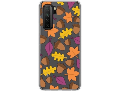 Carcasa Huawei P40 Lite 5G TUMUNDOSMARTPHONE Dibujos Transparente Multicolor