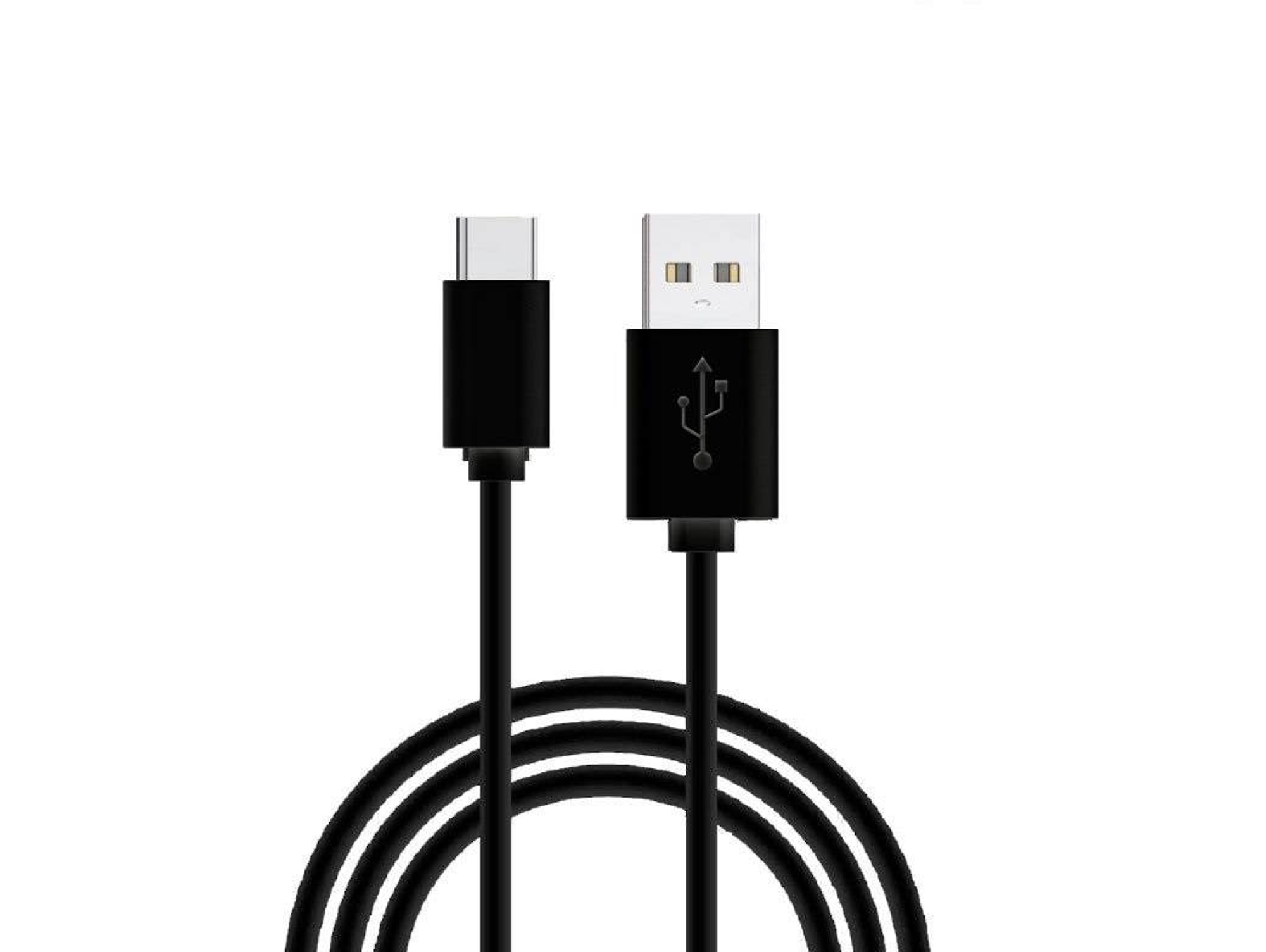 Cable COOL Universal (USB - USB-C - 1.2 m - Negro)
