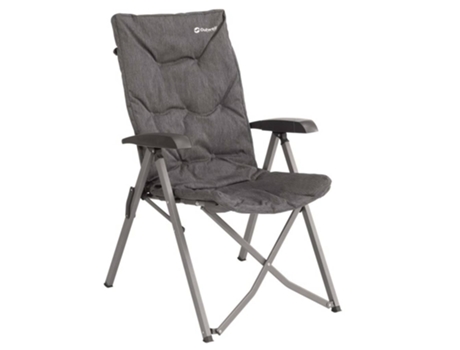 Outwell Silla de camping plegable Yellowstone Lake gris