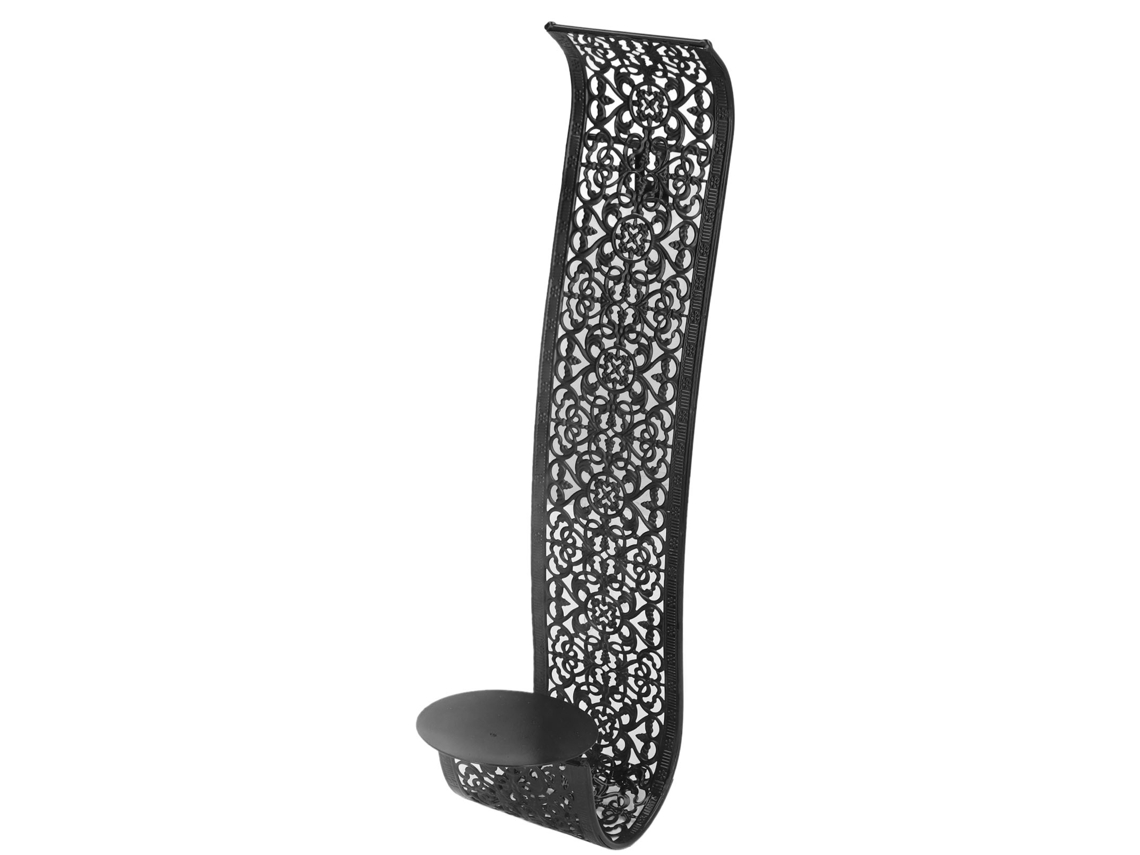 Candelabro de pared de hierro forjado Baok, con diseño europeo en forma de S, para la decoración moderna del hogar.