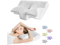Almohada Para El Cuello Almohada Ergonómica De Espuma Viscoelástica Transpirable Para Proteger El Cuello Y Dormir Cuich