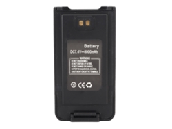 2 Baterías De Repuesto De Iones De Litio De 7,4 V Y 8000 Mah Para Walkie-talkie Baofeng Uv 9r Plus