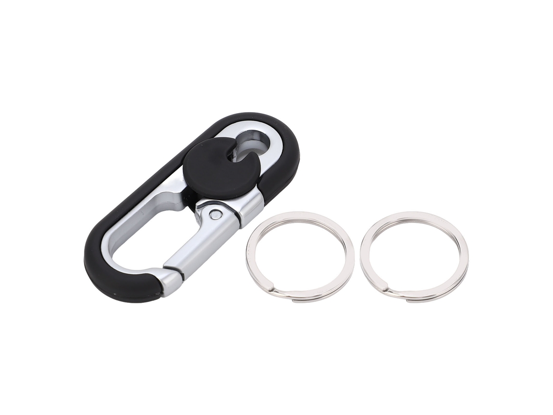 Pulsera De Acero Inoxidable Con Doble Anilla Para Llaves De Coche, Destornillador Y Llave Inglesa.