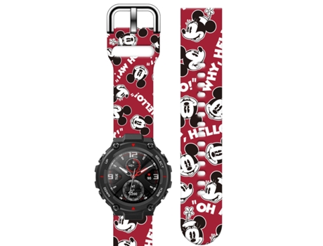 Correa Silicona Líquida para Amazfit T-Rex Pro Rojo