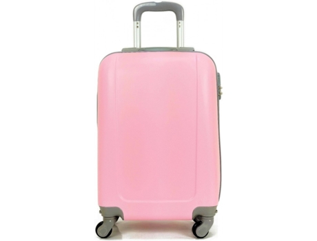 Maleta Equipaje De Mano Cabina Trolley Viajar En Avión Viaje 4 Ruedas 360º Giratorias. (Rosa) COSHANO