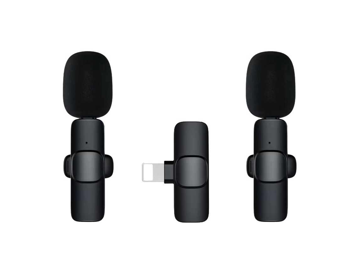 Micrófonos De Solapa Inalámbricos Chrui Micrófono Dual M22 (lightning)