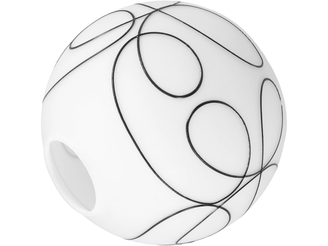 Globo De Cristal Esmerilado De Repuesto Para Lámparas Colgantes Y De Mesa Con Base.