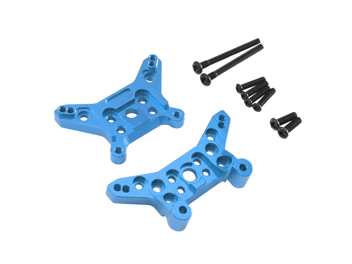 Rojo Juego De Soportes De Amortiguadores Delanteros Y Traseros De Metal Mejorados Para Modelos De Vehículos Rc Mjx 14211 Hyper Go 1/14