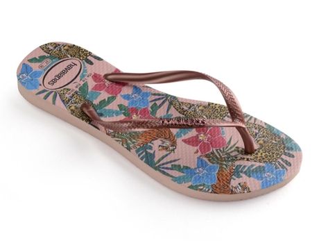 Zapatillas de Mujer HAVAIANAS Slim Tropical Ballet Rose/Pink Retro Metallic 39/40
