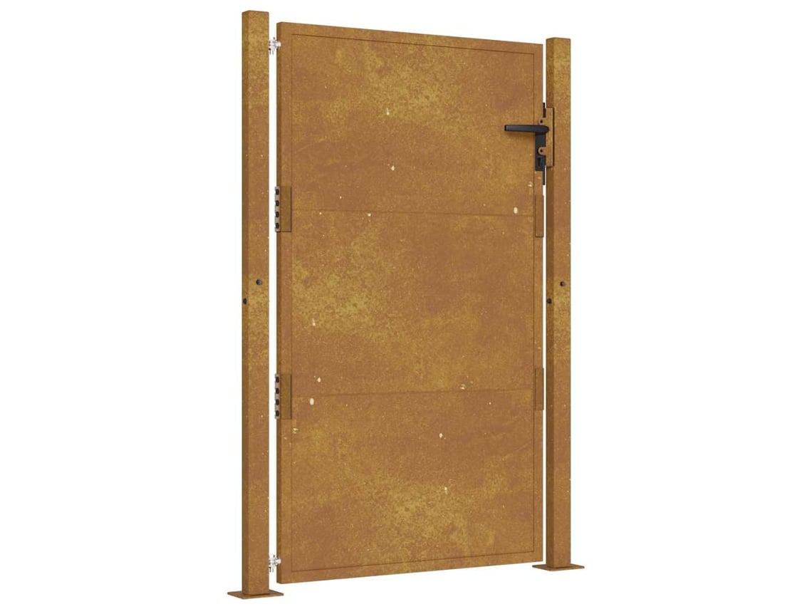 Maison Exclusive - Puerta De Jardín 100x125 Cm De Acero Corten