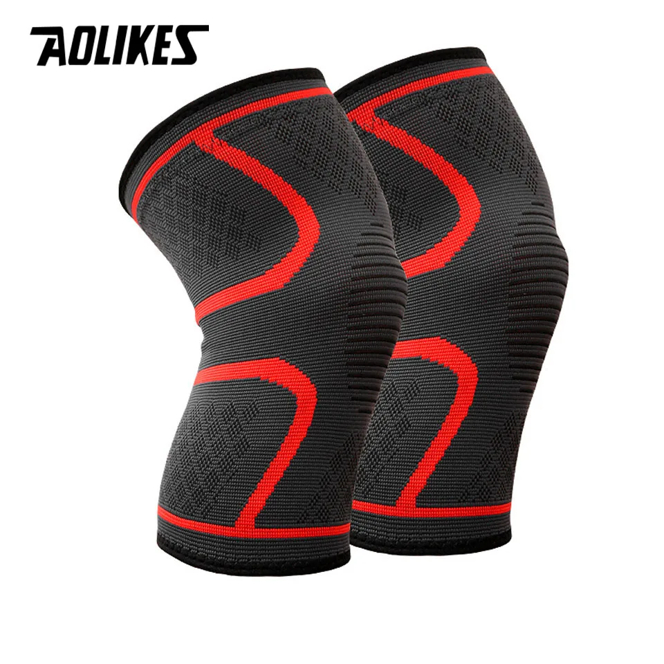(rojo, Talla L) Rodillera Para Aliviar El Dolor De Rodilla, Unisex, Apta Para Correr.