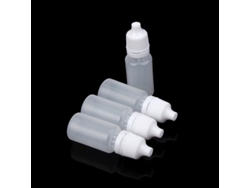 50 Frascos Cuentagotas De Plástico Vacíos De 10 Ml Para Soluciones Oftálmicas