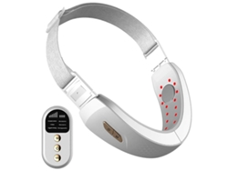 Dispositivo de lifting facial, masajeador vibratorio con fototerapia LED, máquina de lifting muscular en forma de V Mdug (blanco)