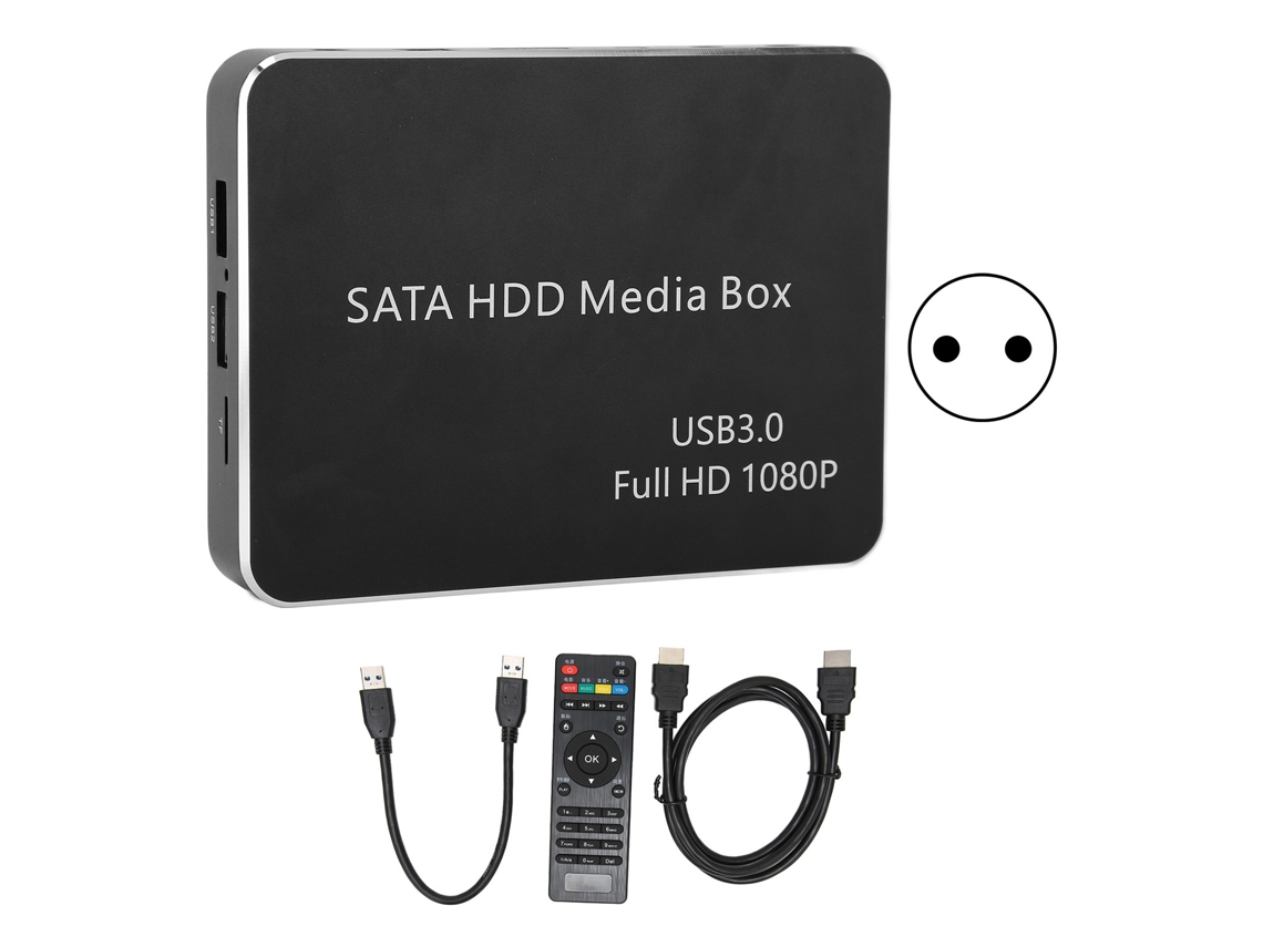 Reprodução de Mídia 4k Blu ray EOOCOO (com suporte a disco rígido sata de 2,5 polegadas)