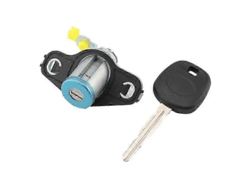 Cilindro de cerradura de maletero trasero con llave compatible con Toyota Corolla EX S253 2004-2018 para reemplazo