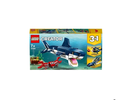 LEGO Creator 3 en 1: Criaturas del fondo del mar - 31088 (Edad Mínima: 7 - 230 Piezas)