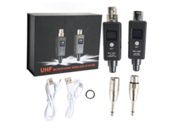 Adaptador Transmisor Y Receptor Para Sistema De Micrófono Inalámbrico Xlr Para Micrófono Dinámico.