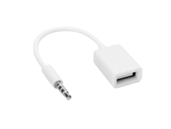 Cable Adaptador De Audio Aux De 3,5 Mm Con Conector Jack A Usb Hembra Para Coche