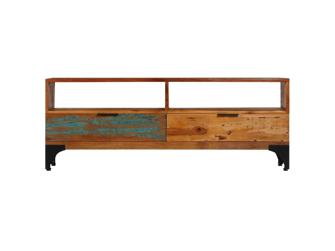 Maison Exclusive - Mueble Para Tv Cm Madera Maciza Reciclada 118x35x45